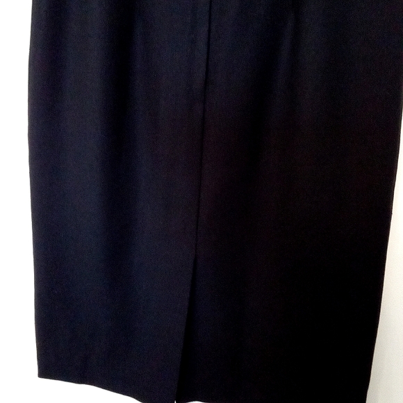 Vintage Courageous Wool Crepe Pencil Skirt - Picture 6 of 11